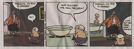 Marquis, uw bad is gereed