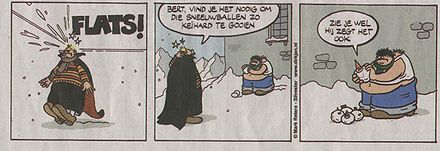 Bert, vind je het nodig die sneeuwballen zo hard te gooien