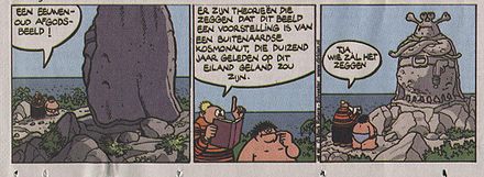 Een buitenaardse kosmonaut