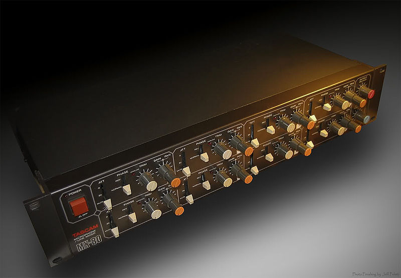 File:Tascam MX-80 Microphone line mixer (1).jpg