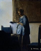 Brieflezende vrouw