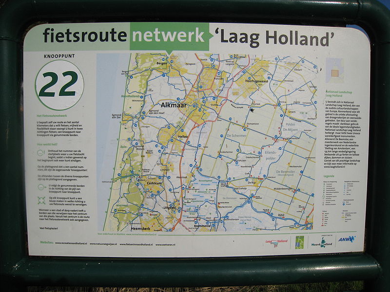 File:Fietsroute Netwerk Laag Holland knooppunt 22.jpg