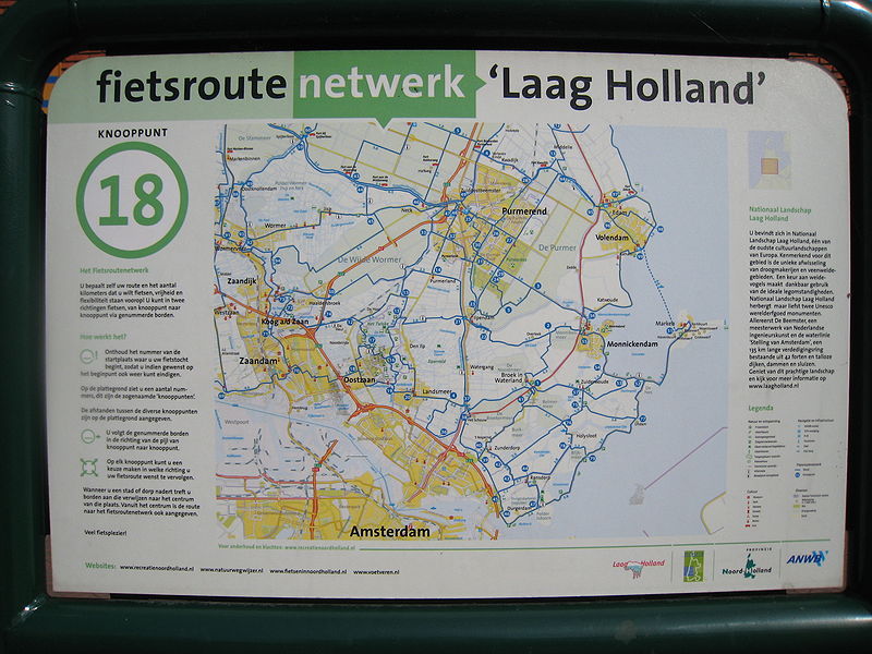 File:Fietsroute Netwerk Laag Holland knooppunt 18.jpg