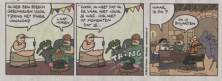Pa is biljarten