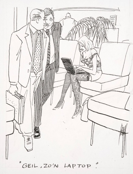 File:Peter van Straaten - Geil, zo'n laptop.jpg