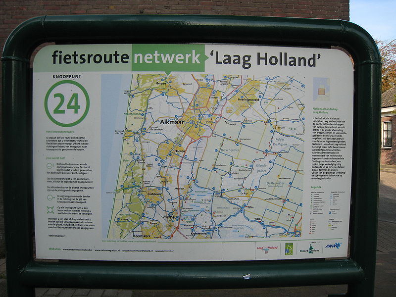 File:Fietsroute Netwerk Laag Holland knooppunt 24.jpg