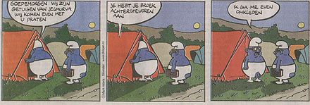 Broek verkeerd om